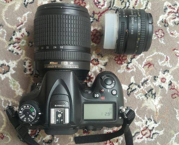 دوربین نیکون D7100 18-140 همراه با لنز 50mm ...