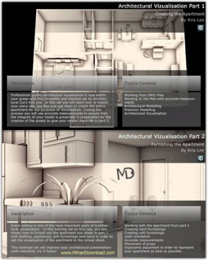 فیلم آموزشی تصویرسازی معماری در تری دی اس مکس