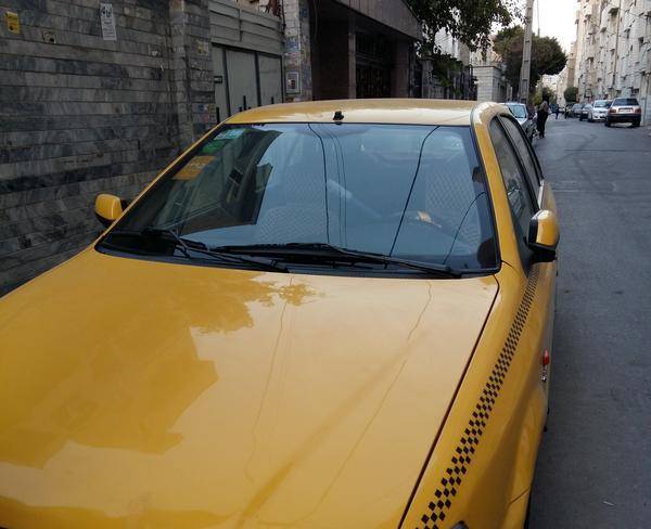 سمند تاکسی زرد گردشی