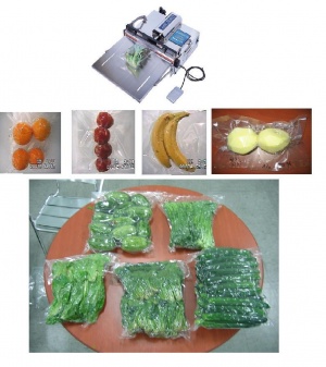 دستگاه بسته بندی وکیوم و تزریق گاز برای بسته بندی سبزیجات و میویجات و سیب زمینی