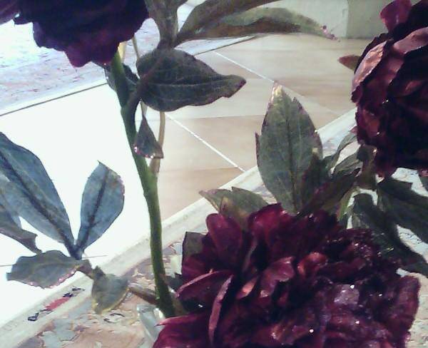 گلدان با گل