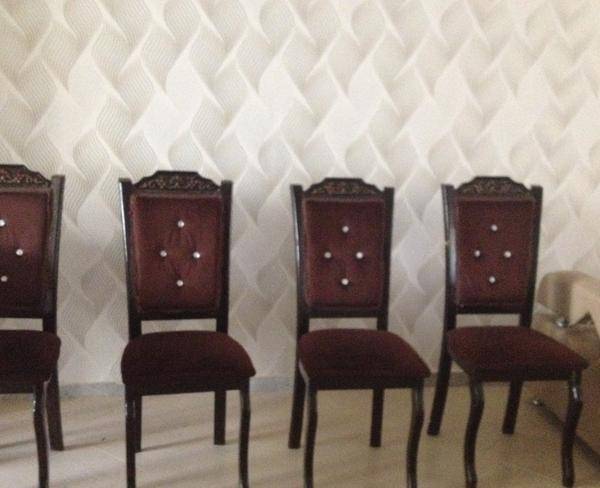 4 عدد صندلی چوبی غداخوری