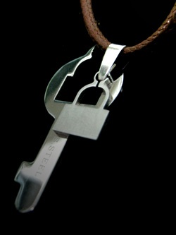 گردنبند قفل و کلید(گردنبند فوق العاده زیبا و پرطرفدار)
