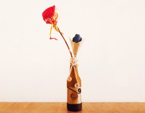 گلدان تزئینی طرح کاموا