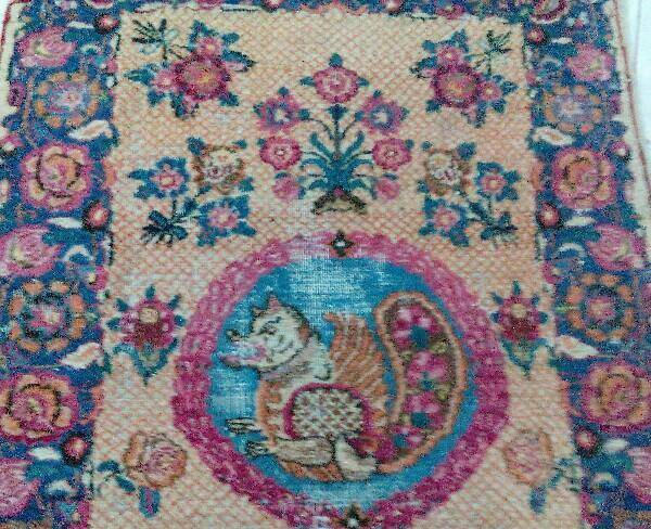 قالیچه دستباف پشمی نقش اژدها