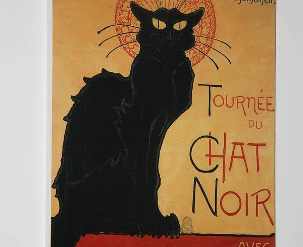 قاب بزرگ تصویر فرانسوی گربه سیاه