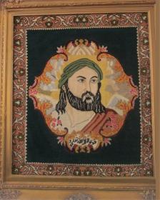 فروش تابلو فرش قدیمی حضرت محمد(ص)