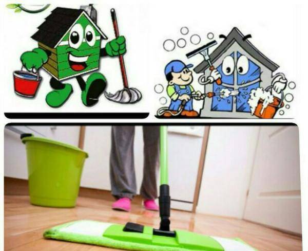 نظافت منزل و راه پله