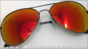 عینک خلبانی شیشه آتشی مخصوص دختران و پسران امروزی ، بهترین مدل عینک در سال 2013 ، عینکی با طراحی فوق العاده شیک و زیبا طرح 1392 با شیشه آتشی رنگ