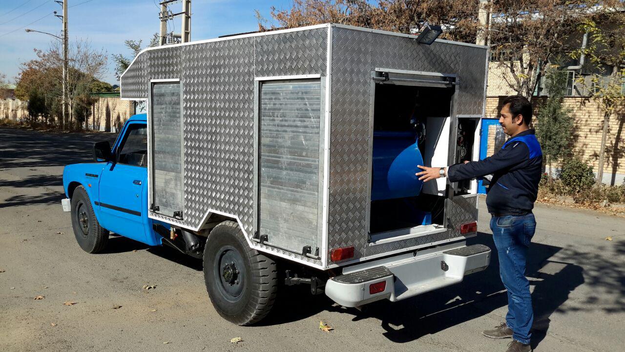 مشخصات فنی کامیون واترجت ساخت KSP