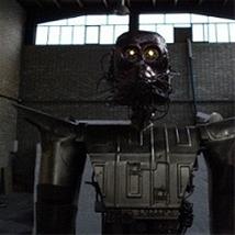 مجسمه فلزی روبات فضایی 2542