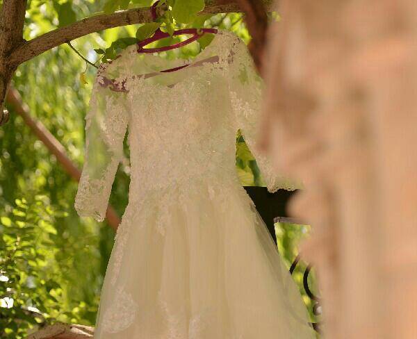 لباس عروس دانتل سایز ۳۸-۳۶