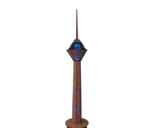 ماکت چوبی برج میلاد
