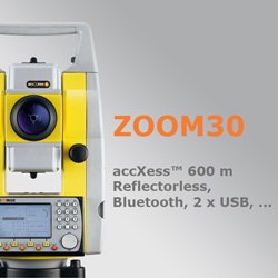 فروش انواع توتال استیشن های لیزری GEOMAX مدل zoom30