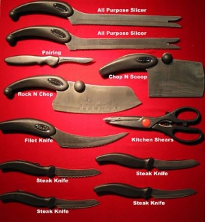 ست چاقو میراکل بلید 3 MIRACLE BLADE قیمت: 450,000 ریال+دارای 3 ماه گارانتی