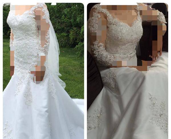 لباس عروس اسپوزا سایز ٣٨
