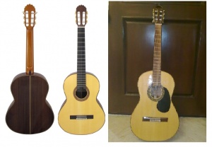 فروش گیتار فلامینکو-کلاسیک مدلamalio-c2اصل اسپانیا
