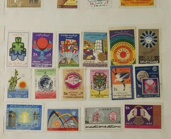 تعدادی تمبر قدیمی فقط sms