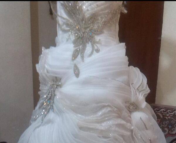لباس عروس سفید فیری ساییز