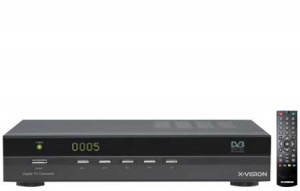 فروش استثنایی گیرنده تلویزیون دیجیتال(SET TOP BOX) ست تاپ باکس، ایکس ویژن X-Vision مدل : XDVB-121