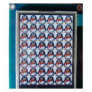 ماژول TFT LCD با اندازه 2.4 اینچ ، 65 هزار رنگ ، دارای سوکت SD/MMC و IC برای راه اندازی Touch screen