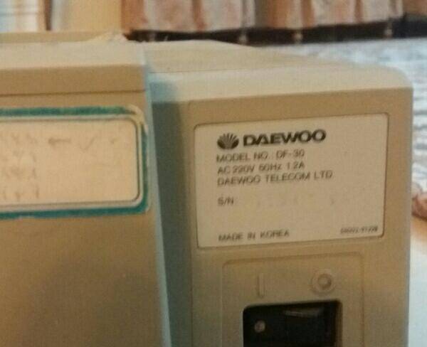 دستگاه فکس Daewoo