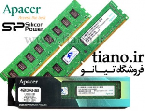 فروش عمده رم کامپیوتر اپیسر DDR3 , DDR2 Apacer - فروشگاه تیانو
