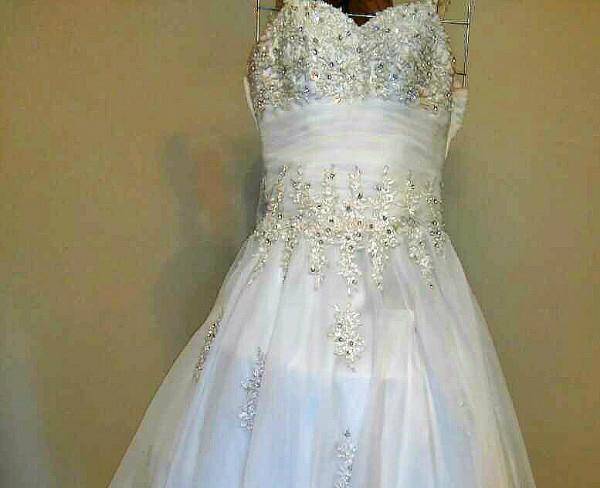 لباس عروس آبشاری اروپایی