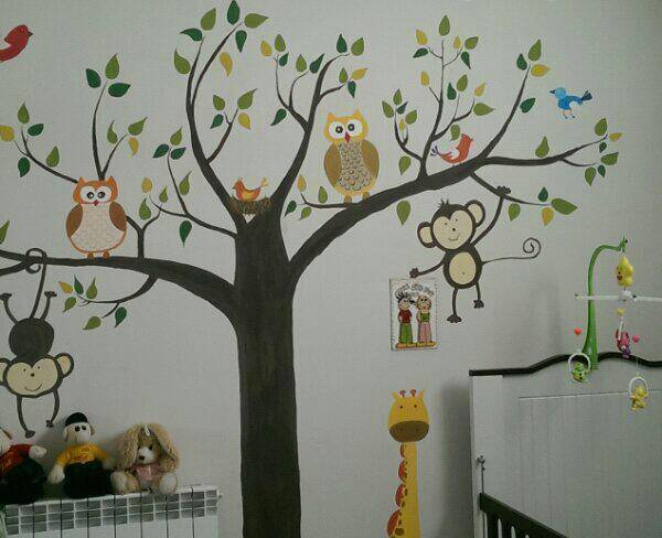 نقاشی دیواری اتاق کودک و نوجوان در طرح ...