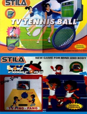 دستگاه بازی تنیس و پینگ پنگ - کاملا جدید