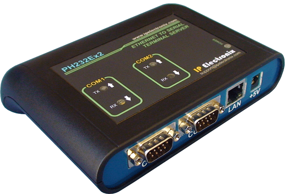 مبدل پورت سریال به اترنت RS-232  COM Port to Ethernet LAN