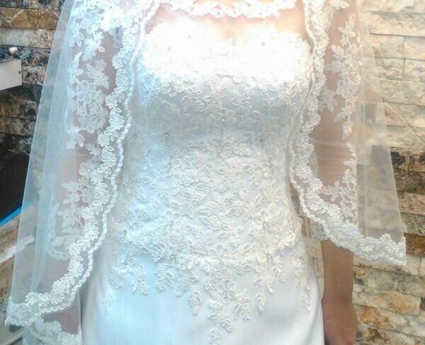 لباس عروس دانتل سایز 38تا 42
