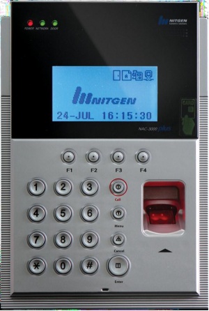 دستگاه کنترل ورود و خروج و حضورو غیاب NITGEN – NAC3000