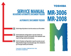دفترچه راهنمای سرویس و نگهداری دستگاه فتوکپی توشیبا,MR-2008 MR-3006