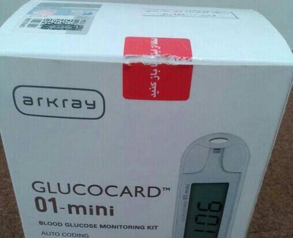 دستگاه تست قند خون. arkray glucocard 01-mini