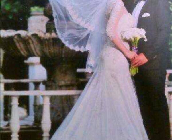 لباس عروس فوق العاده شیک سایز ۳۶_۳۸