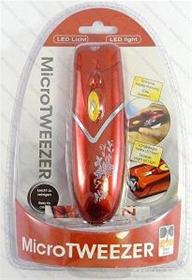 خرید پستی موکن چراغدار micro tweezer