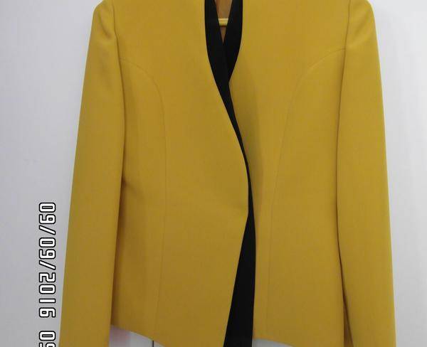 کت لیمویی رنگ مجلسی سایز 40-42