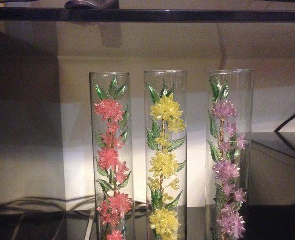 گلهای کریستالی یا شیشه ای