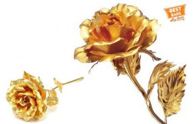 شاخه گل طلا,شاخه گل طلا رز ,خرید شاخه گل طلا یاقیمت واقعی 09119340210