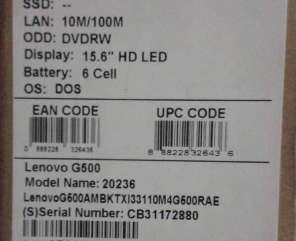 لپ تاپ Lenovo مدل G500
