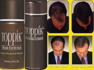 قویترین پودر پرپشت کننده موی سرتاپیک Toppik اصل طبیعی بدون عوارض 09199921152
