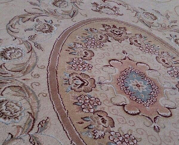 فرش دوازده متری کرمی رنگ