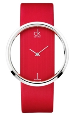 ساعت مچی زنانه قرمز طرح ck