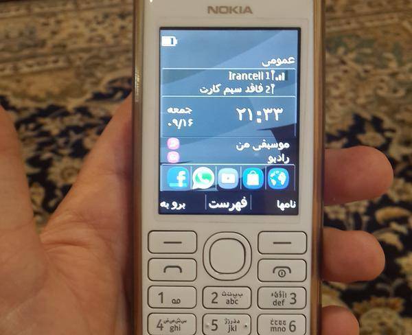 Nokia206 تمیز . سالم