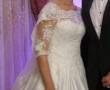 لباس عروس سایز ٣٦-٤٠ دانتل فرانسه