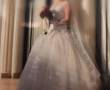 لباس عروس دانتل فوق العاده شیک سایز٣٦،٣٨،٤٠