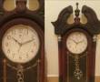 ساعت چوبی قهوه ای سیر سلطنتی