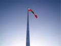 نصب بلندترین پایه پرچم در بهشت زهرای تهران