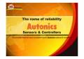 نماینده انحصاری فروش محصولات آتونیکس AUTONICS